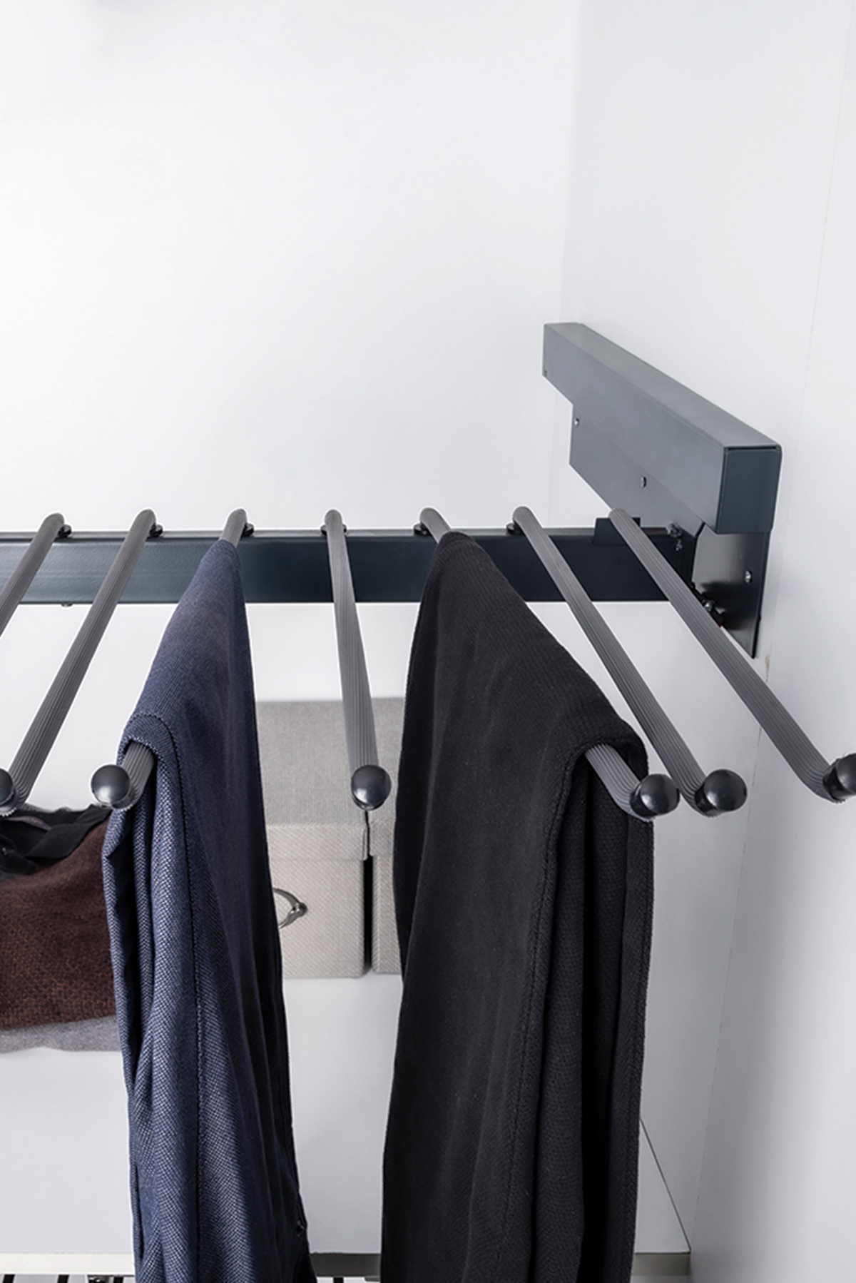 Vertical Trouser Holder With Rail